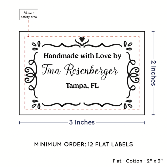 PPLR_HIDDEN_PRODUCT Swirl Accent Border (2"x3" Cotton - 12 labels/set)