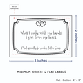 PPLR_HIDDEN_PRODUCT Frame Quote (2"x3" Cotton - 12 labels/set)