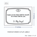 PPLR_HIDDEN_PRODUCT Frame Quote (2"x3" Cotton - 12 labels/set)