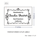 PPLR_HIDDEN_PRODUCT Swirl Accent Border (2"x3" Cotton - 12 labels/set)