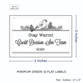 PPLR_HIDDEN_PRODUCT Winter Bird (2"x3" Cotton - 12 labels/set)