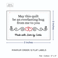 PPLR_HIDDEN_PRODUCT Double Heart Quote (2"x3" Cotton - 12 labels/set)