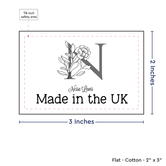 PPLR_HIDDEN_PRODUCT Floral Letter (2"x3"-Cotton)