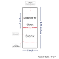 PPLR_HIDDEN_PRODUCT Square Signature (1" wide - Satin)