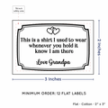 PPLR_HIDDEN_PRODUCT Frame Quote (2"x3" Cotton - 12 labels/set)