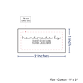 PPLR_HIDDEN_PRODUCT Print your Logo or Image on FLAT Cotton Tags