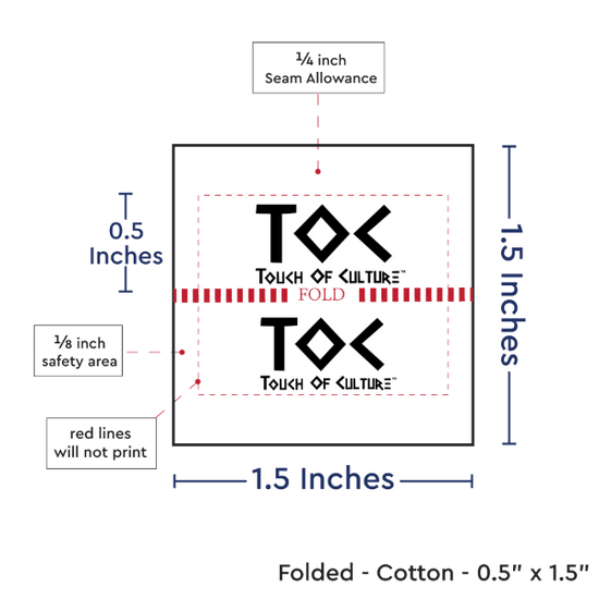 PPLR_HIDDEN_PRODUCT Print Your Logo or Image on FOLDED Cotton Tags