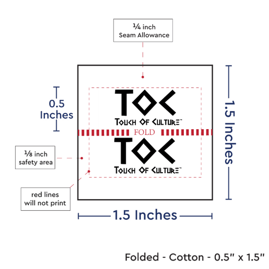 PPLR_HIDDEN_PRODUCT Print Your Logo or Image on FOLDED Cotton Tags