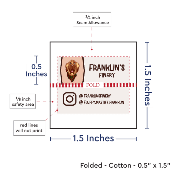 PPLR_HIDDEN_PRODUCT Print Your Logo or Image on FOLDED Cotton Tags