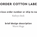 PPLR_HIDDEN_PRODUCT Reorder Previous Label Design - COTTON