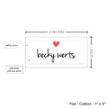 PPLR_HIDDEN_PRODUCT Simple Heart (2"x1"-Cotton)