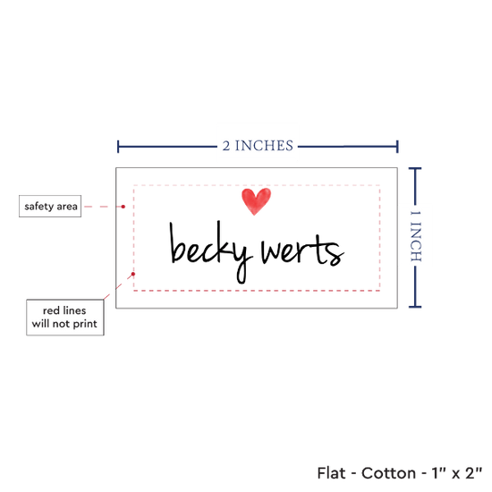 PPLR_HIDDEN_PRODUCT Simple Heart (2"x1"-Cotton)
