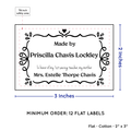 PPLR_HIDDEN_PRODUCT Swirl Accent Border (2"x3" Cotton - 12 labels/set)