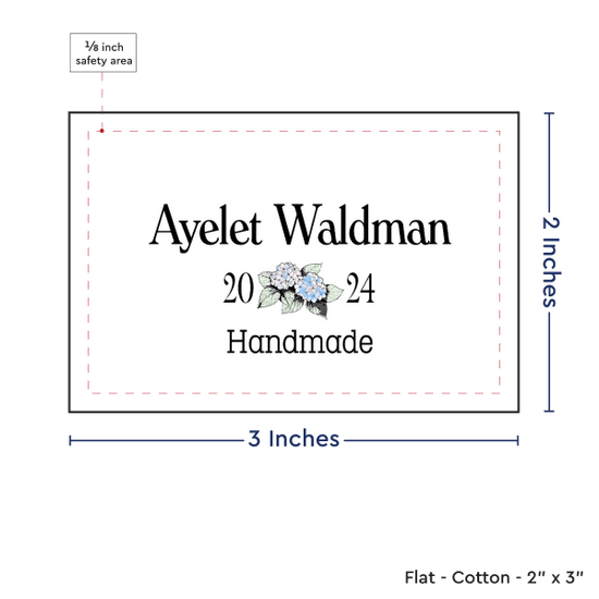 PPLR_HIDDEN_PRODUCT Print your Logo or Image on FLAT Cotton Tags