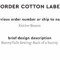 PPLR_HIDDEN_PRODUCT Reorder Previous Label Design - COTTON