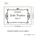 PPLR_HIDDEN_PRODUCT Swirl Accent Border (2"x3" Cotton - 12 labels/set)