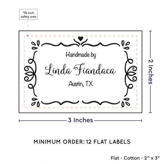 PPLR_HIDDEN_PRODUCT Swirl Accent Border (2"x3" Cotton - 12 labels/set)