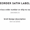 PPLR_HIDDEN_PRODUCT Reorder Previous Label Design - SATIN