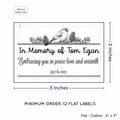 PPLR_HIDDEN_PRODUCT Winter Bird (2"x3" Cotton - 12 labels/set)