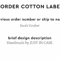 PPLR_HIDDEN_PRODUCT Reorder Previous Label Design - COTTON