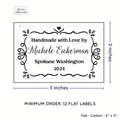 PPLR_HIDDEN_PRODUCT Swirl Accent Border (2"x3" Cotton - 12 labels/set)
