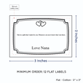PPLR_HIDDEN_PRODUCT Frame Quote (2"x3" Cotton - 12 labels/set)