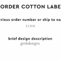 PPLR_HIDDEN_PRODUCT Reorder Previous Label Design - COTTON
