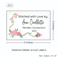 PPLR_HIDDEN_PRODUCT Thread and Flowers (2"x3" Cotton - 12 labels/set)