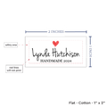 PPLR_HIDDEN_PRODUCT Simple Heart (2"x1"-Cotton)