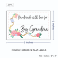PPLR_HIDDEN_PRODUCT Thread and Flowers with Fill in Blanks (2"x3" Cotton - 12 labels/set)