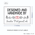 PPLR_HIDDEN_PRODUCT Double Heart Quote (2"x3" Cotton - 12 labels/set)