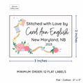 PPLR_HIDDEN_PRODUCT Thread and Flowers (2"x3" Cotton - 12 labels/set)