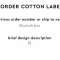 PPLR_HIDDEN_PRODUCT Reorder Previous Label Design - COTTON