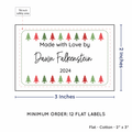 PPLR_HIDDEN_PRODUCT Christmas Trees (2"x3" Cotton - 12 labels/set)