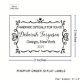 PPLR_HIDDEN_PRODUCT Swirl Accent Border (2"x3" Cotton - 12 labels/set)