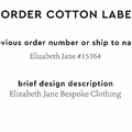 PPLR_HIDDEN_PRODUCT Reorder Previous Label Design - COTTON