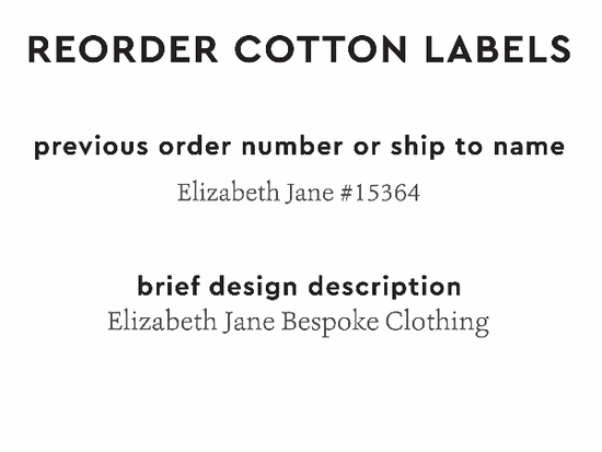PPLR_HIDDEN_PRODUCT Reorder Previous Label Design - COTTON
