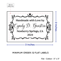 PPLR_HIDDEN_PRODUCT Swirl Accent Border (2"x3" Cotton - 12 labels/set)