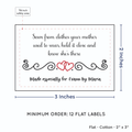 PPLR_HIDDEN_PRODUCT Double Heart Quote (2"x3" Cotton - 12 labels/set)