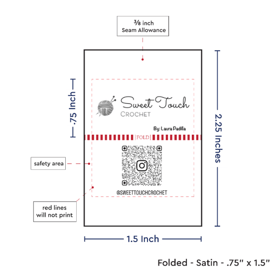 PPLR_HIDDEN_PRODUCT Print your logo/Image on Satin Tags (1.5" wide - Satin)