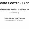 PPLR_HIDDEN_PRODUCT Reorder Previous Label Design - COTTON