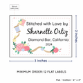 PPLR_HIDDEN_PRODUCT Thread and Flowers (2"x3" Cotton - 12 labels/set)