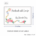 PPLR_HIDDEN_PRODUCT Thread and Flowers with Fill in Blanks (2"x3" Cotton - 12 labels/set)