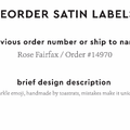 PPLR_HIDDEN_PRODUCT Reorder Previous Label Design - SATIN