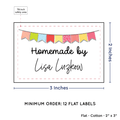 PPLR_HIDDEN_PRODUCT Colorful Banner (2"x3" Cotton - 12 labels/set)