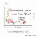 PPLR_HIDDEN_PRODUCT Thread and Flowers (2"x3" Cotton - 12 labels/set)