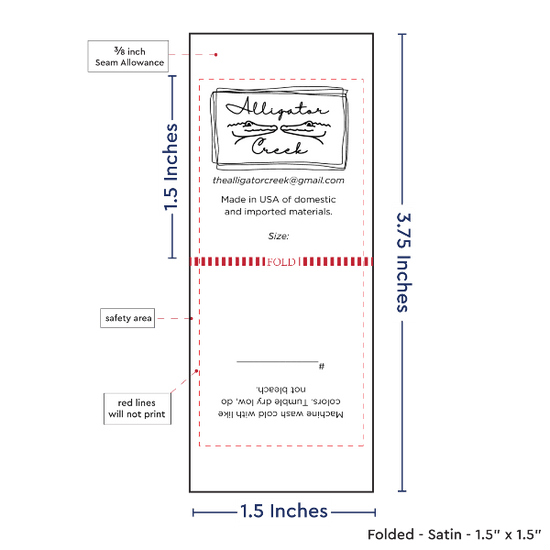 PPLR_HIDDEN_PRODUCT Print your logo/Image on Satin Tags (1.5" wide - Satin)