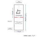 PPLR_HIDDEN_PRODUCT Square Signature (1" wide - Satin)
