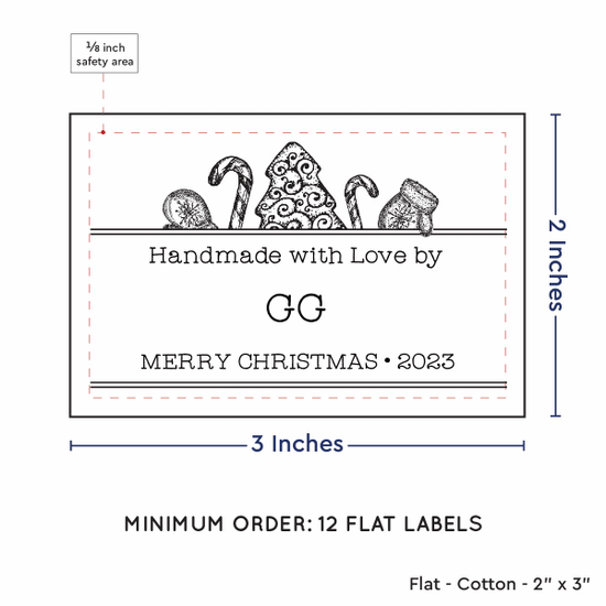PPLR_HIDDEN_PRODUCT Holiday Treats (2"x3" Cotton - 12 labels/set)