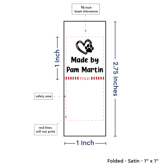 PPLR_HIDDEN_PRODUCT Heart and Paw Print (1" wide - Satin)